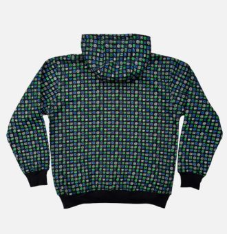 Adwysd All Over Print Zip Up Hoodie Backside